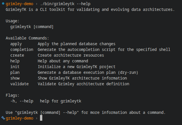GrimleyTK: Declarative Data Architecture Toolkit screenshot 3